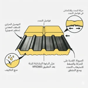 طريقة عزل الاسطح بالفوم 