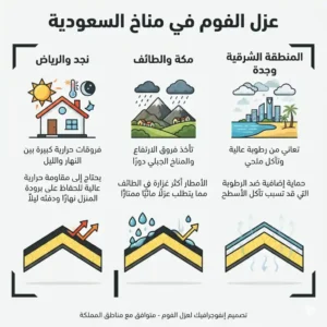 طريقة عزل الأسطح بالفوم 