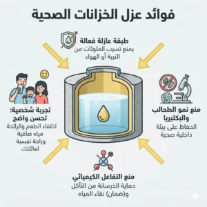فوائد عزل الخزانات 