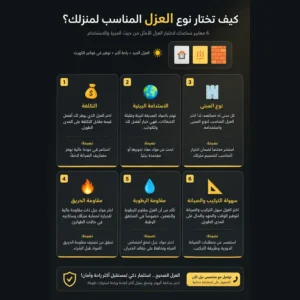 أنواع العزل الحراري للمباني